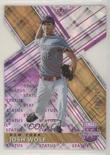 2019 Panini Elite Extra Edition Status Purple Die-Cut 86/125 Josh Wolf #53 z7h