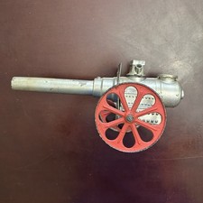 Vintage 1950s BIG BANG FIELD CANNON CAST IRON 11 1/2in LONG Toy Civil War 10fc