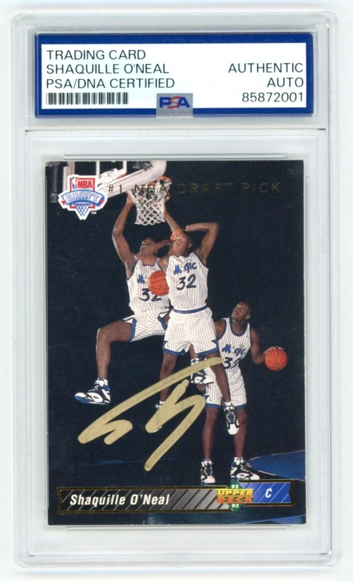 Shaquille O'Neal Autographed Basketball Trading Cards for sale | eBay