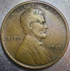 New Listing1913-S Lincoln Wheat Cent Penny Semi-Key Date VG Details 6.1M Mintage