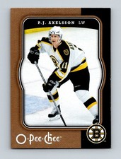 2007-08 O-Pee-Chee P.J. Axelsson Boston Bruins #42