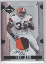 2008 Leaf Limited Threads Prime 43/50 Jamal Lewis #26 h3a