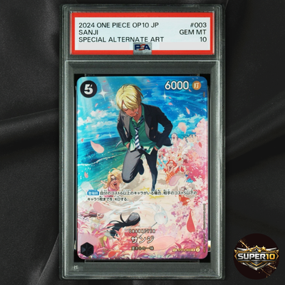PSA 10 Sanji (SP Alt Art) ST14-003 SR Royal Blood - ONE PIECE