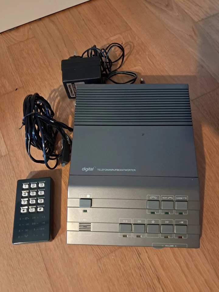 Wachtel digital Telefon Anrufbeantworter mit Codesender - Vintage, Kassette - Bild 2 von 4