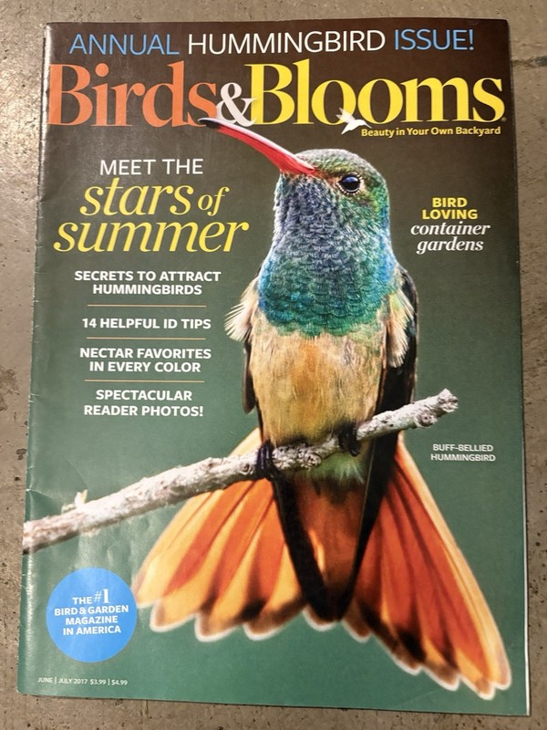 Birds & Blooms Magazine, ANNUAL HUMMINGBIRD ISSUE