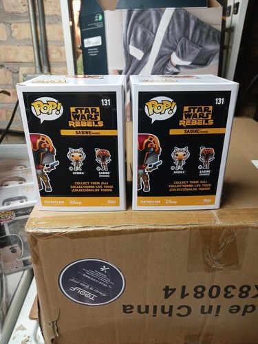 Funko Pop Starwars Rebels Sabine Masked #131 New - Picture 5 of 7