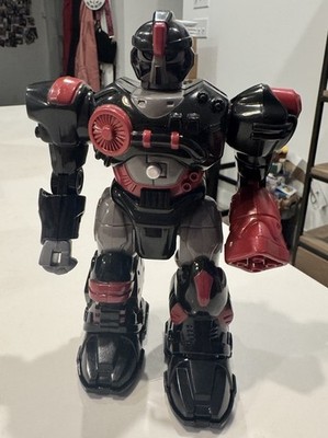 HAP-P-KID MARS MOTORIZED ATTACK ROBO SQUAD 7  WALKING ROBOT, FREE SHIPPING