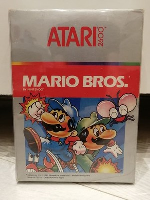 Mario Bros Atari 2600 CIB 1983 Rare Boxed Manual