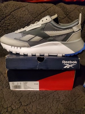 Reebok CL Legacy.            Size 11 '  White Royal Steel Gray'