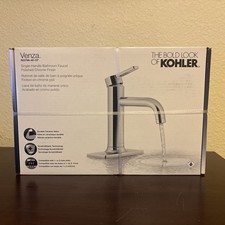 Kohler Venza Single-Handle Bathroom Faucet in Polished Chrome R22796-4D-CP NEW