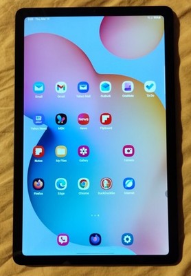 Samsung Galaxy Tab S6 LITE 10.4  2022/gray/128GB/wifi & cell Unlkd - Fully Works