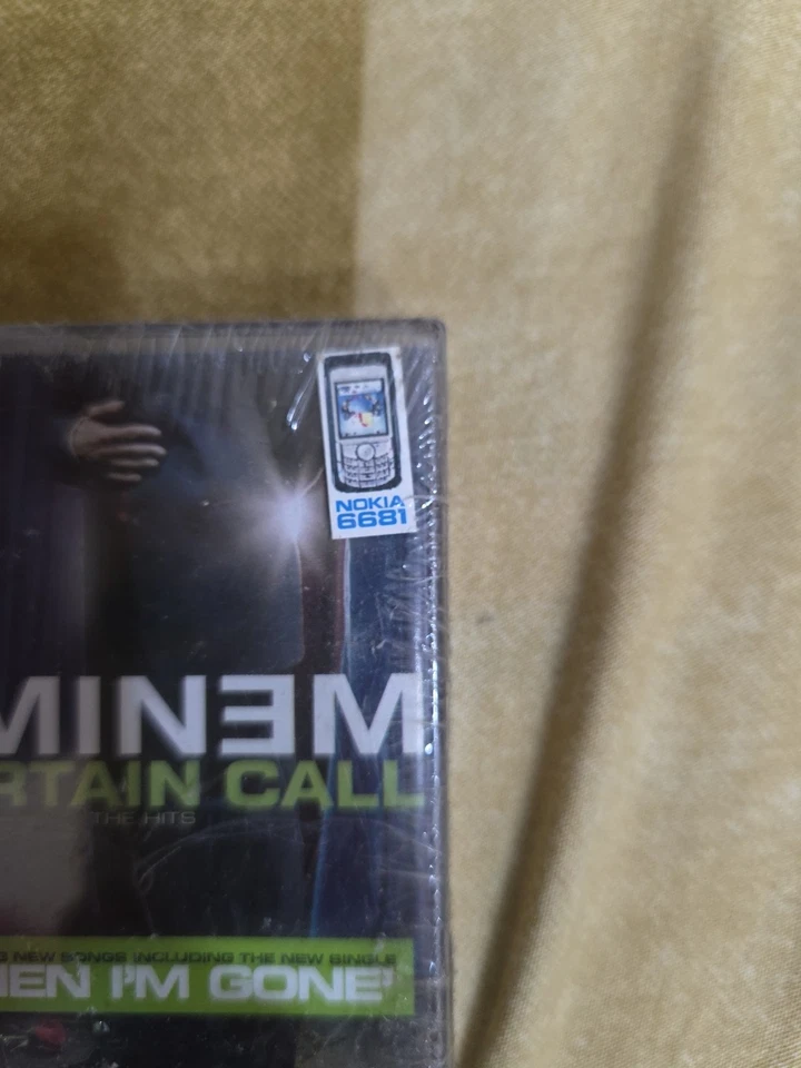 Eminem - Curtain Call The Hits INDIA MADE SEALED CASSETTE Nokia Sticker - Image 2 of 4
