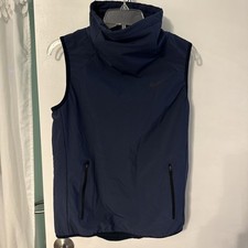 Nike Aerolayer Funnelneck Traning/Running Pullover Vest Navy Blue Women s S