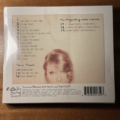 1989 by Taylor Swift (CD, Oct 2014, Big Machine Records) for sale