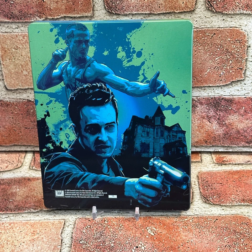 Fight Club Blu-ray Steelbook Import RARE Variant OOP HTF Brad Pitt Foto 2 de 4