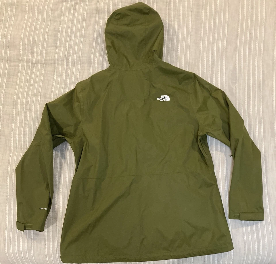 Jaqueta de chuva feminina The North Face Alta Vista impermeável casaco verde XL ventilação seca - Imagem 2 de 4