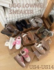 UGG Lowmel Sneakers Trainer Shoes Sheepskin Suede Casual Women Men New US4-US13
