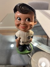 1960’s New York Yankees Vintage Bobble head Nodder Green Base Mint Condition