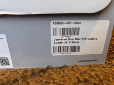Mens Converse One Star Pro Classic Suede Black UK 7
