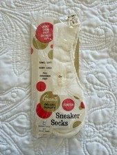 Grant  s 1960s 1970s vintage terry no-show sneaker socks NOS womens preppy retro