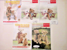 LOT/5 German  U.K. STUFFED BEARS Catalogs CLEMENS 2021-2022-DEAN'S 2020-2022