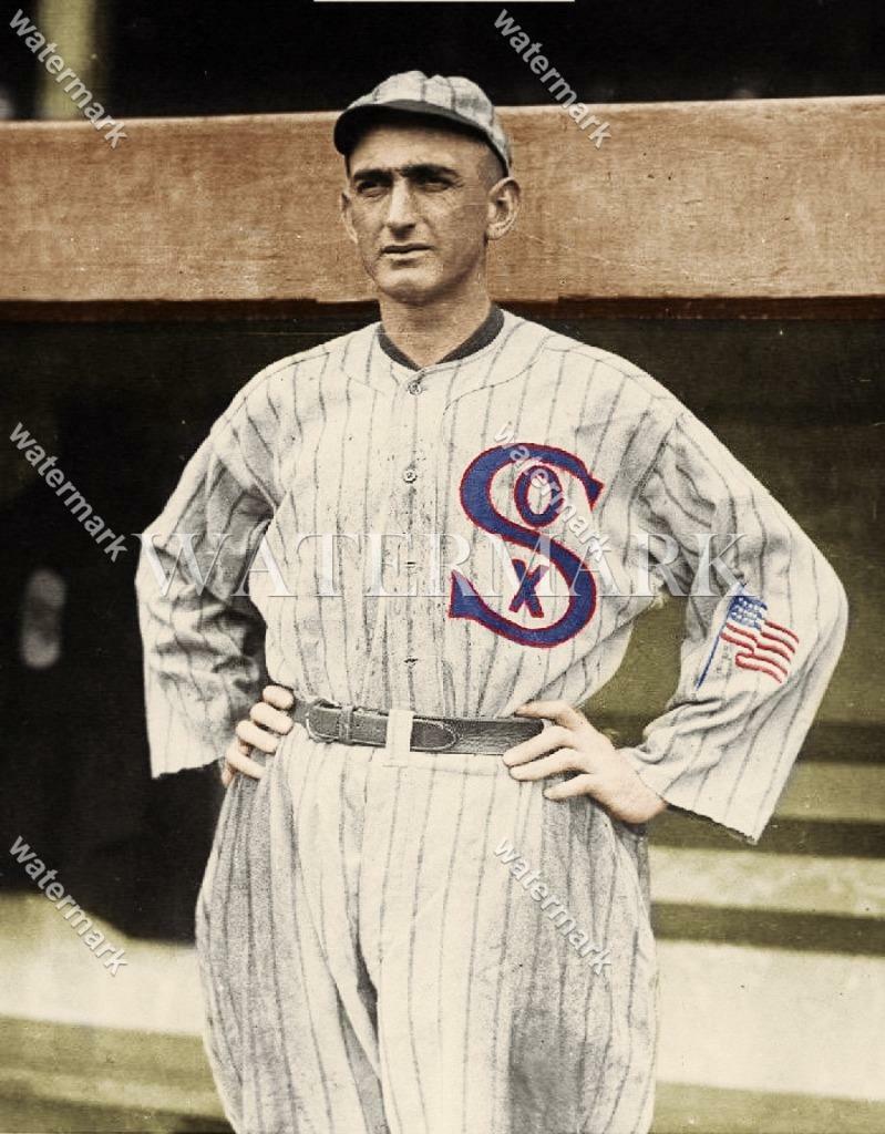 KN37 Shoeless Joe Jackson Chicago White Black 8x10 11x14