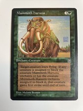 MTG Mammoth Harness Homelands Regular Rare