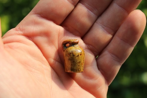 Antique Miniature Dollhouse Glazed Stoneware Jug (7/8") - Picture 9 of 22