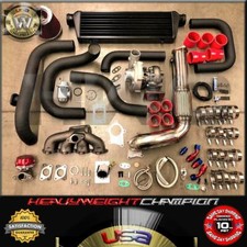 Red 92-00 Civic Eg Ekej Delsol Sohc D15 D16 Sqv Bolt-on Turbo Kit T3t4 Keep Ac Red 92-00 Civic Eg Ekej Delsol Sohc D15 D16 Sqv Bolt-on Turbo Kit T3t4 Keep Ac