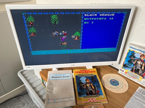 Amiga SSI/TSR Curse of the Azure Bonds - Boxed Working -👽👾Retro Gift Idea👾👽 - Afbeelding 11 van 24