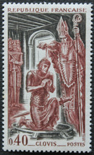 Timbre - FRANCE - Clovis - 1966 - Neuf ** - YT1496