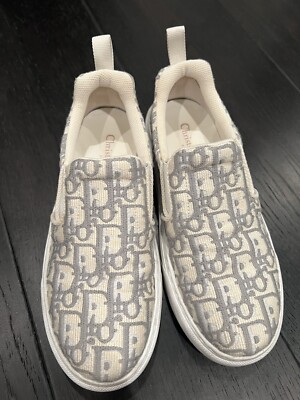 Christian Dior Walk N Dior Solar  Oblique Logo Slip On Van Shoes 37.5 SOLD OUT