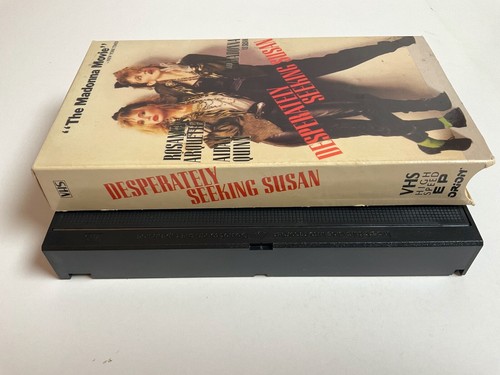 Tested Desperately Seeking Susan VHS Madonna Rosanna Arquette *1st Edition* 1985 - Picture 8 of 9