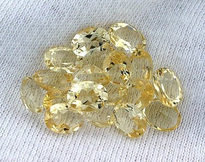 ONE 8x6 8mm x 6mm Oval Brazilian Golden Citrine Gem Stone Gemstone EBS3116