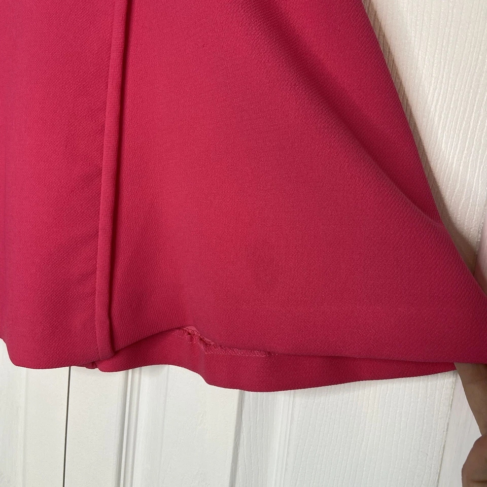 Yoana Baraschi Línea A Barbie Core Falda Talla 2 Rosa Corta Fluida Chica Brillante Foto 2 de 4