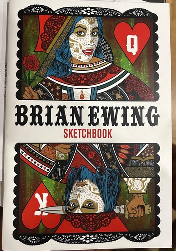 Brian Ewing Sketchbook signed and doodled 2012 - Bild 1 von 2