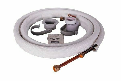 1/4'' 3/8'' Air Conditioner Pair Coil Tube Insulated Pipe 3MT - Picture 2 of 2