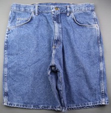 Vintage Men's Wrangler Premium Jean Shorts 5 Pocket Cotton Size 38 Msr 37x9 