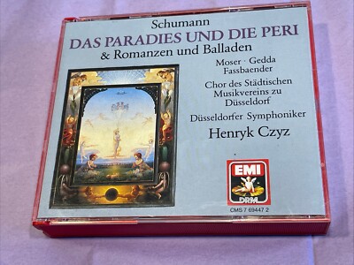 SCHUMANN DAS PARADIES UND DIE PERI HENRYK CZYZ EMI 2CD BOX SET DUSSELDORF MOSER