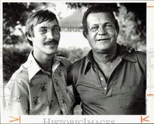 1979 Press Photo Joe Wetherington with his father Charles Buddy Paul at reunion