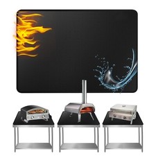 Heat Resistant Grill Mat, 24 x 36 inches Double-sided fireproof and waterproo...