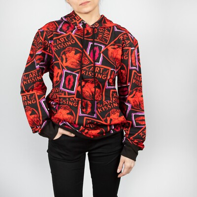 FLEECE & PRINT ART OF KIS, Hoodie, 100% cotton, The Kooples Brand