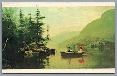 Adirondack Museum Blue Mountain Lake NY Lake Luzerne by William Postcard