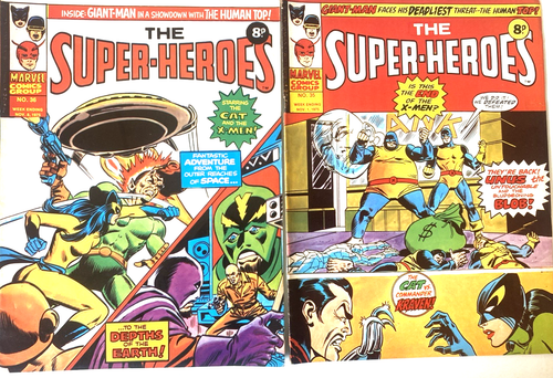 SUPER-HEROES. NUMBER'S BETWEEN 1-49. (42 VINTAGE UK MAGAZINES 1975-1976 LOT). - Picture 17 of 23