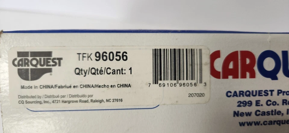 Filtro de transmisión CarQuest 96056 PARA PETERBILT STERLING WORKHORSE Foto 2 de 4