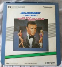 Sean Connery as James Bond 007 Never Say Never Again Part 1 CED Videodisc