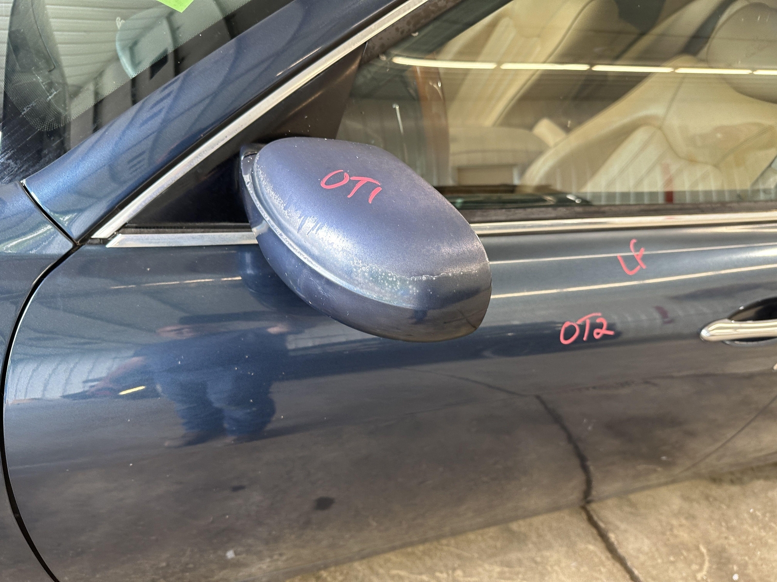 06 MASERATI QUATTROPORT DRIVER LEFT FRONT DOOR SHELL SEBRING BLUE 203852