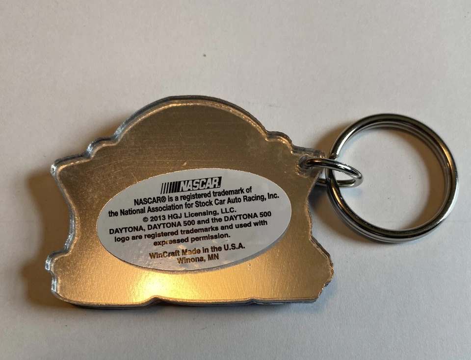 Jimmie Johnson 2013 Daytona 500 Champion acrylic key ring with mirror back - Image 2 of 4