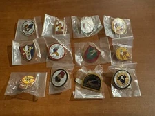 BSA, Complete Set of Twelve (12) 1949-1972 Region Hat or Lapel Pins