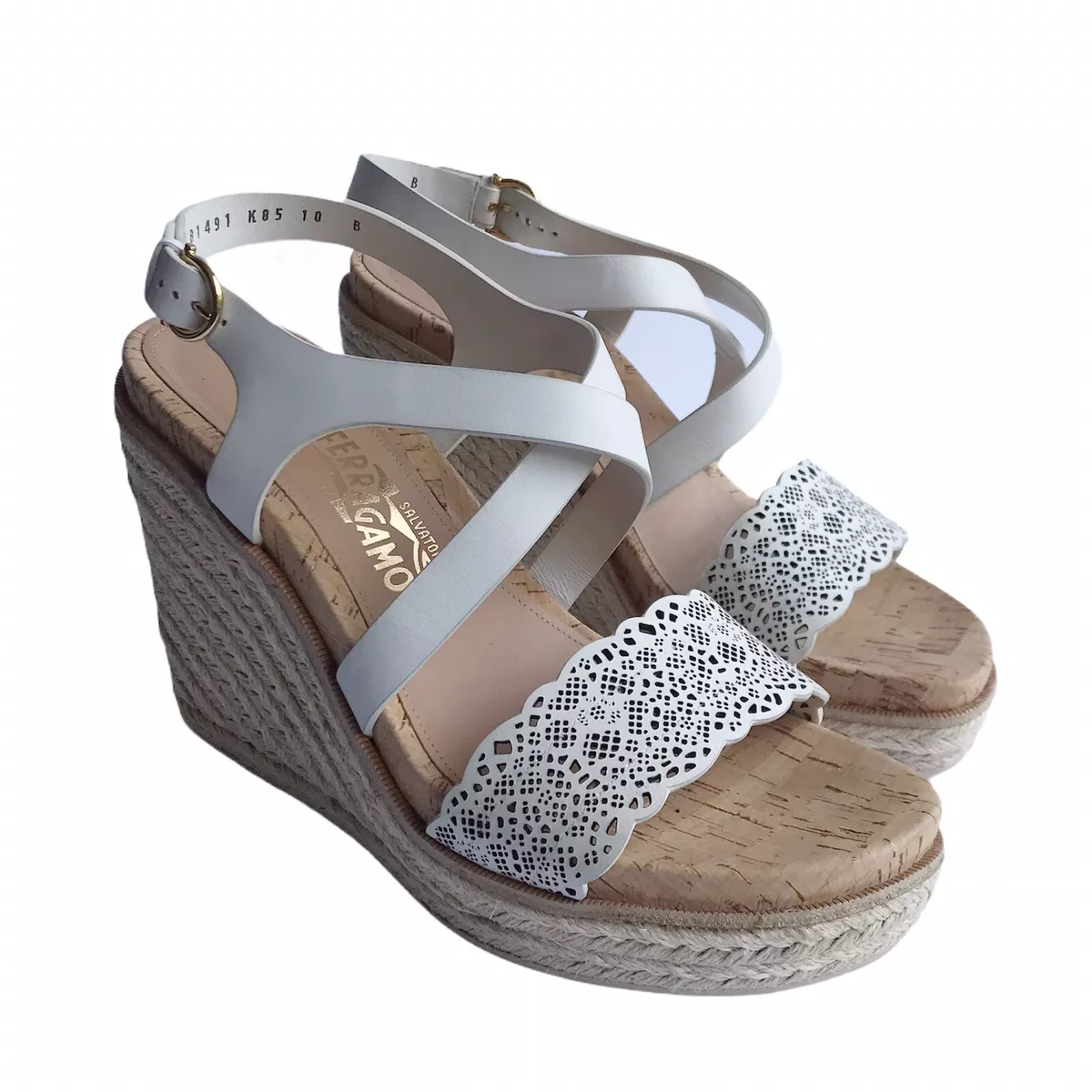 Ferragamo wedges best sale